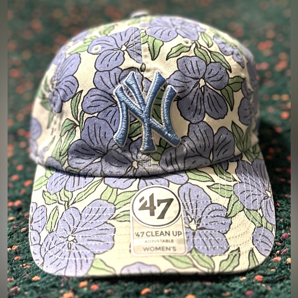 ‼️RARE‼️🎸’47 x Anthropologie🎸🔥NWT🔥Florentina Floral Baseball Cap - Picture 4 of 16
